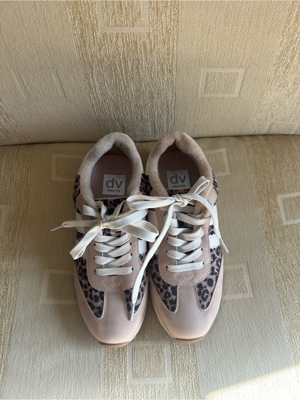 DV by Dolce Vita Sneakers with Leopard Accents